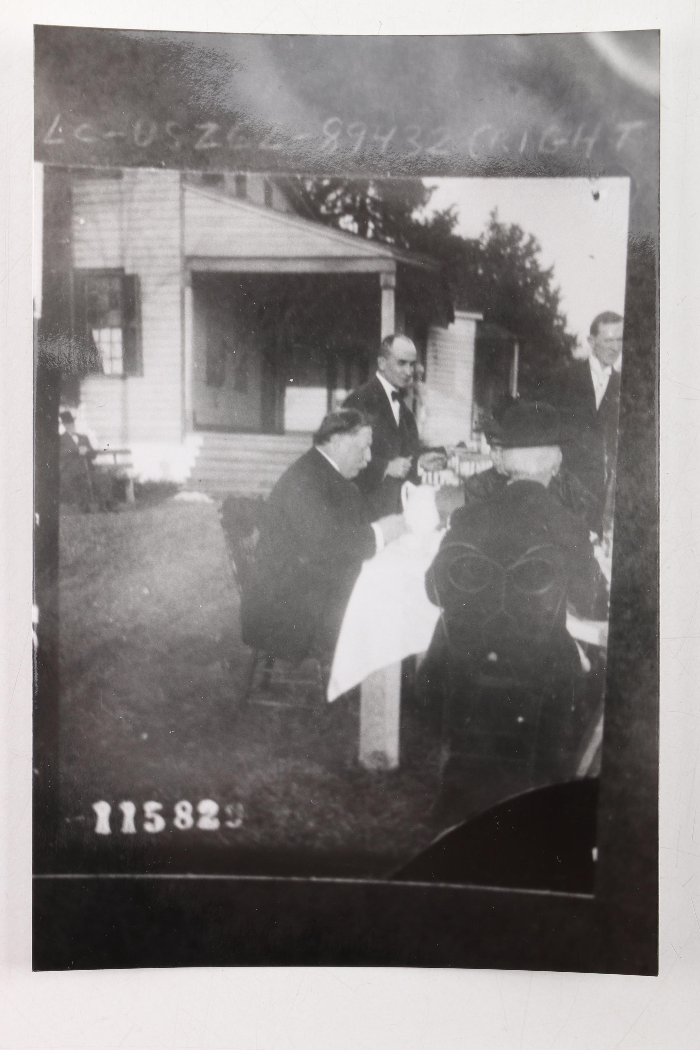 President Taft White House Dinner Invitation, Family Photos, Books and Ephemera