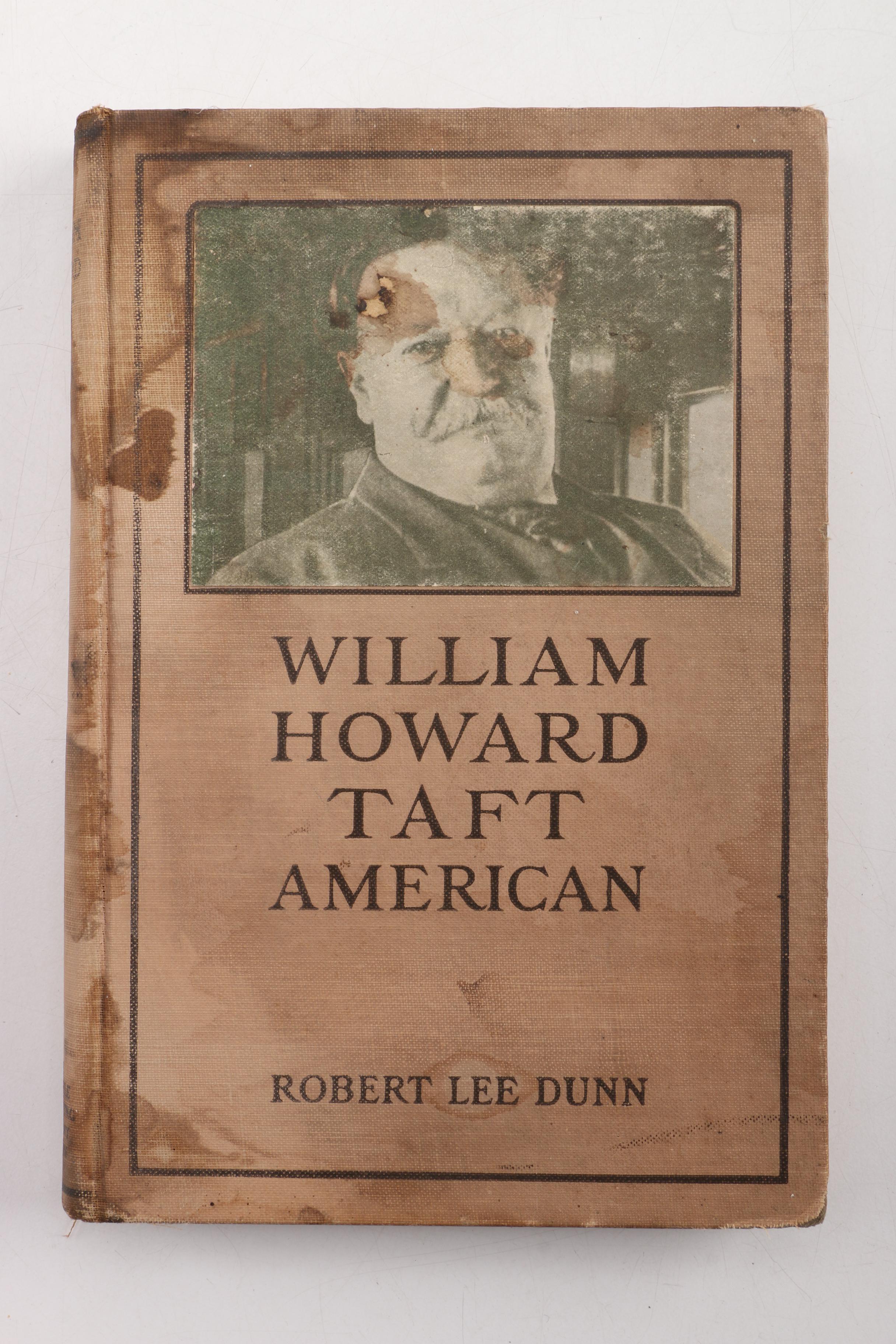 President Taft White House Dinner Invitation, Family Photos, Books and Ephemera