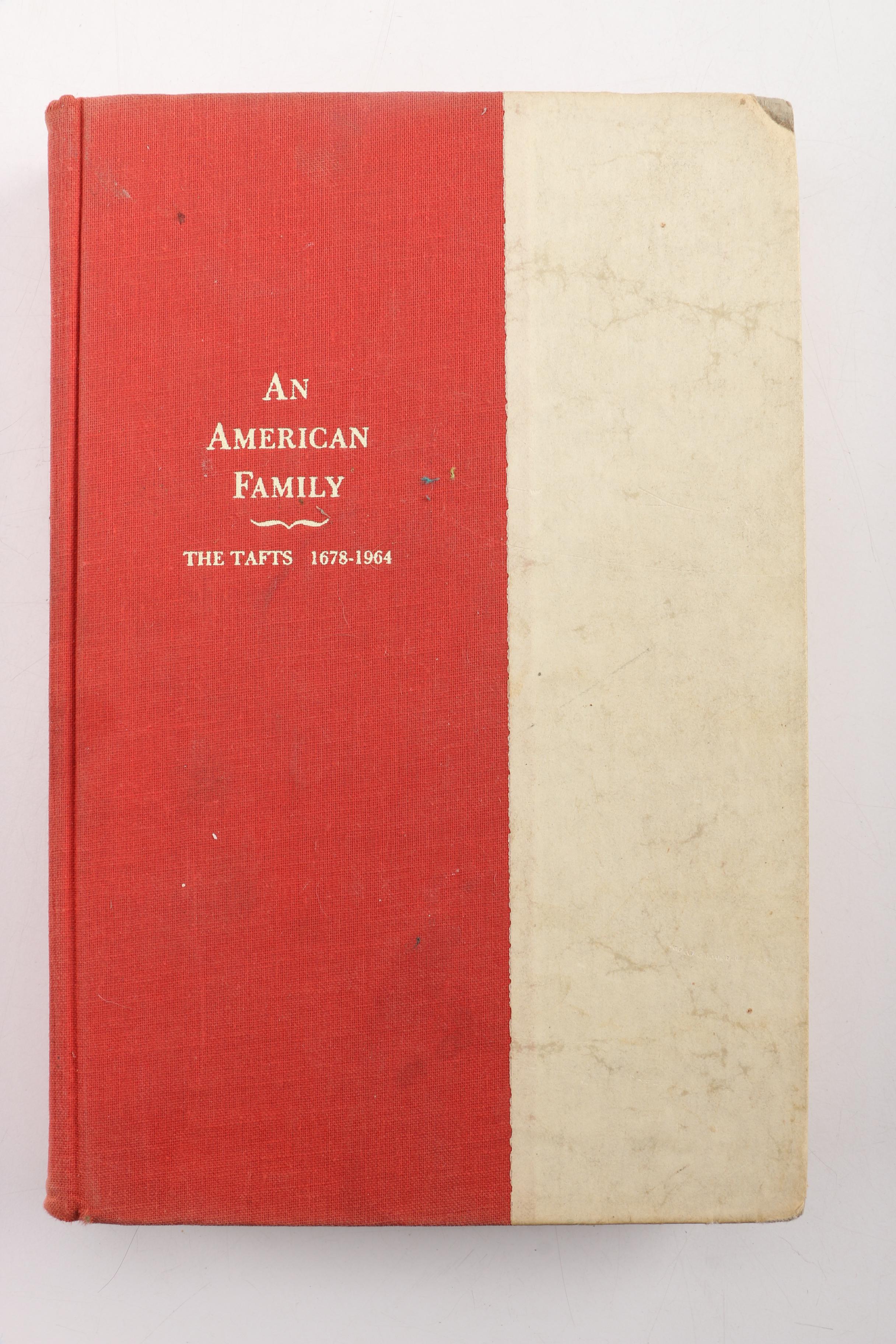 President Taft White House Dinner Invitation, Family Photos, Books and Ephemera