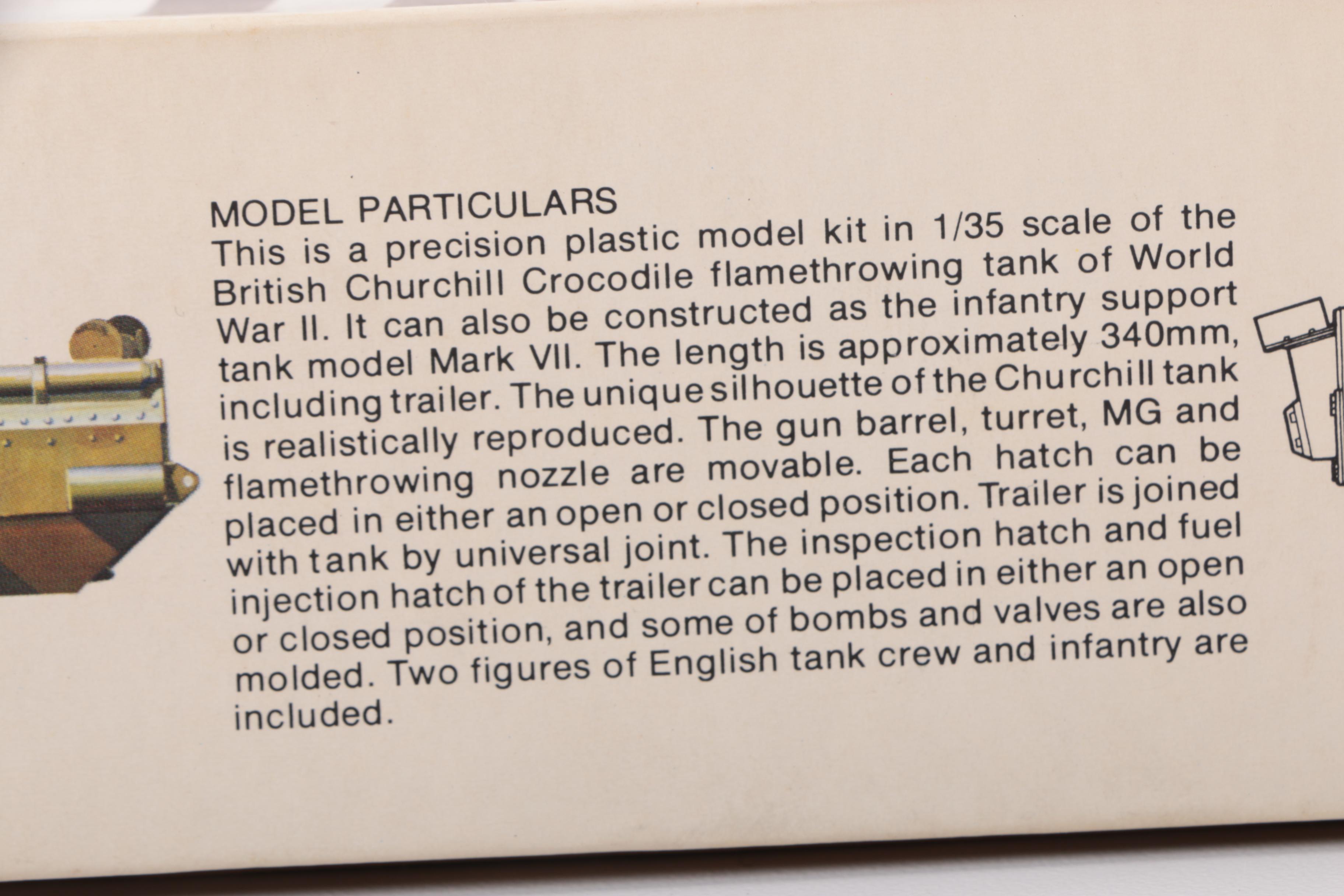 Tamiya 1/35 Scale Military Model Kits