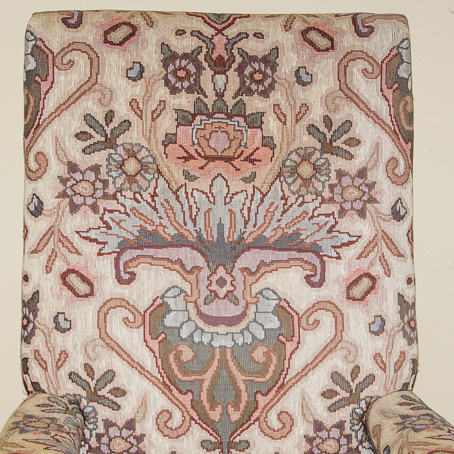 Louis XIV Style Upholstered Armchair