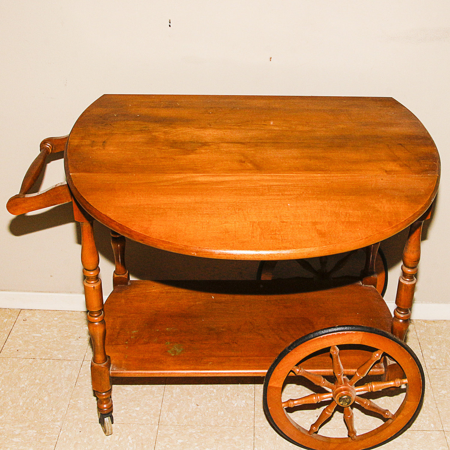 Woven Wicker Trunk with Metal Base