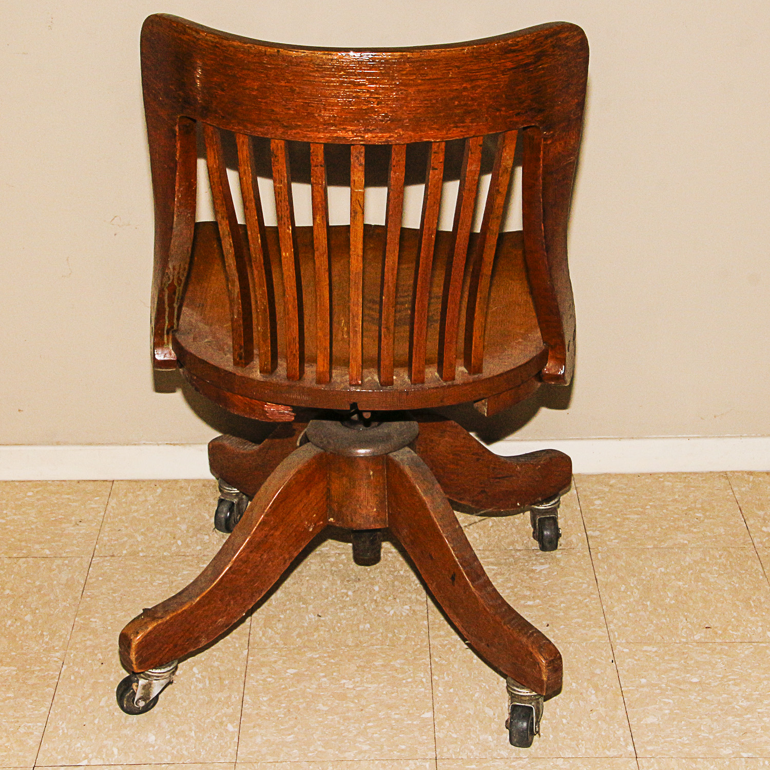 Vintage Wooden Office Chair