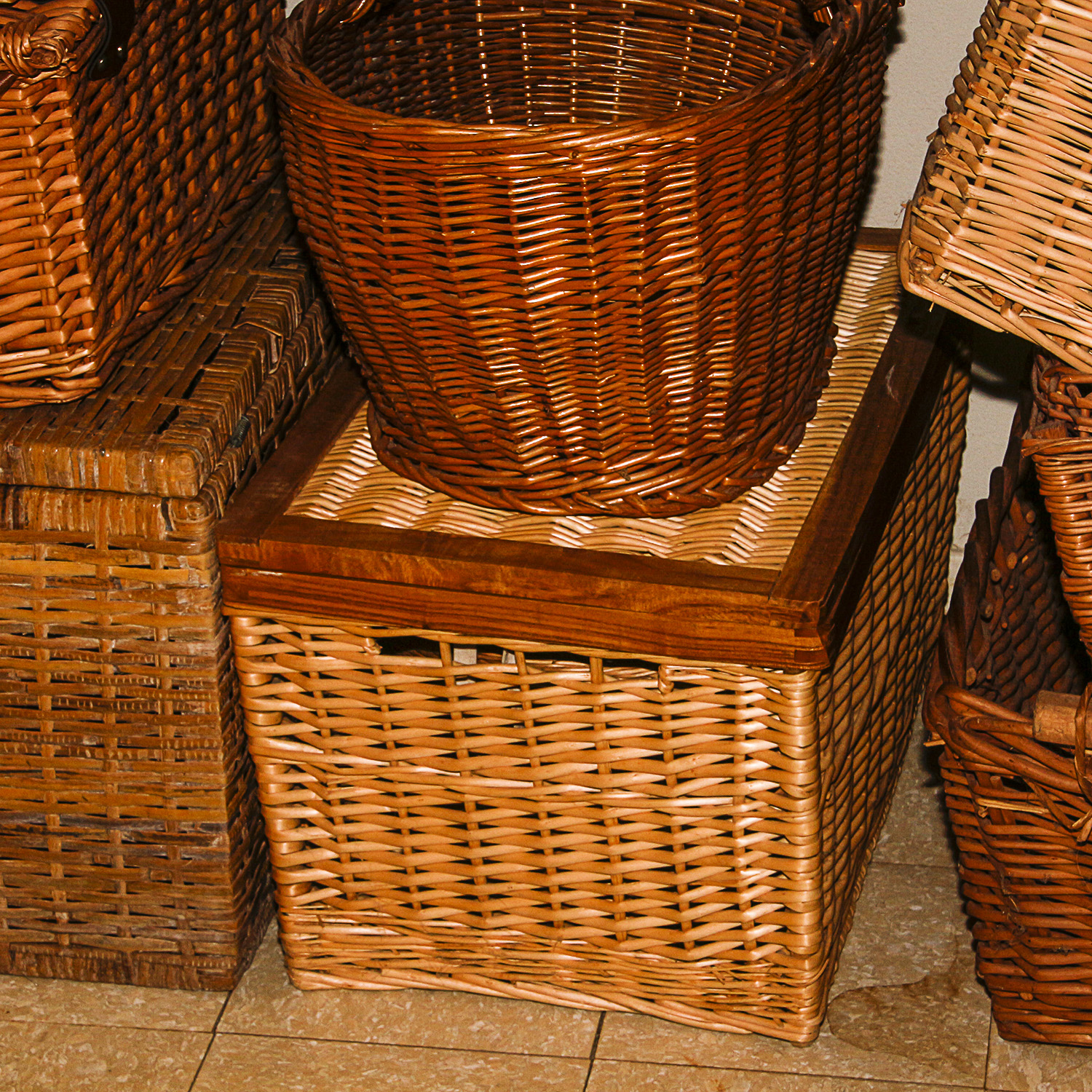 Assortment of Woven Baskets