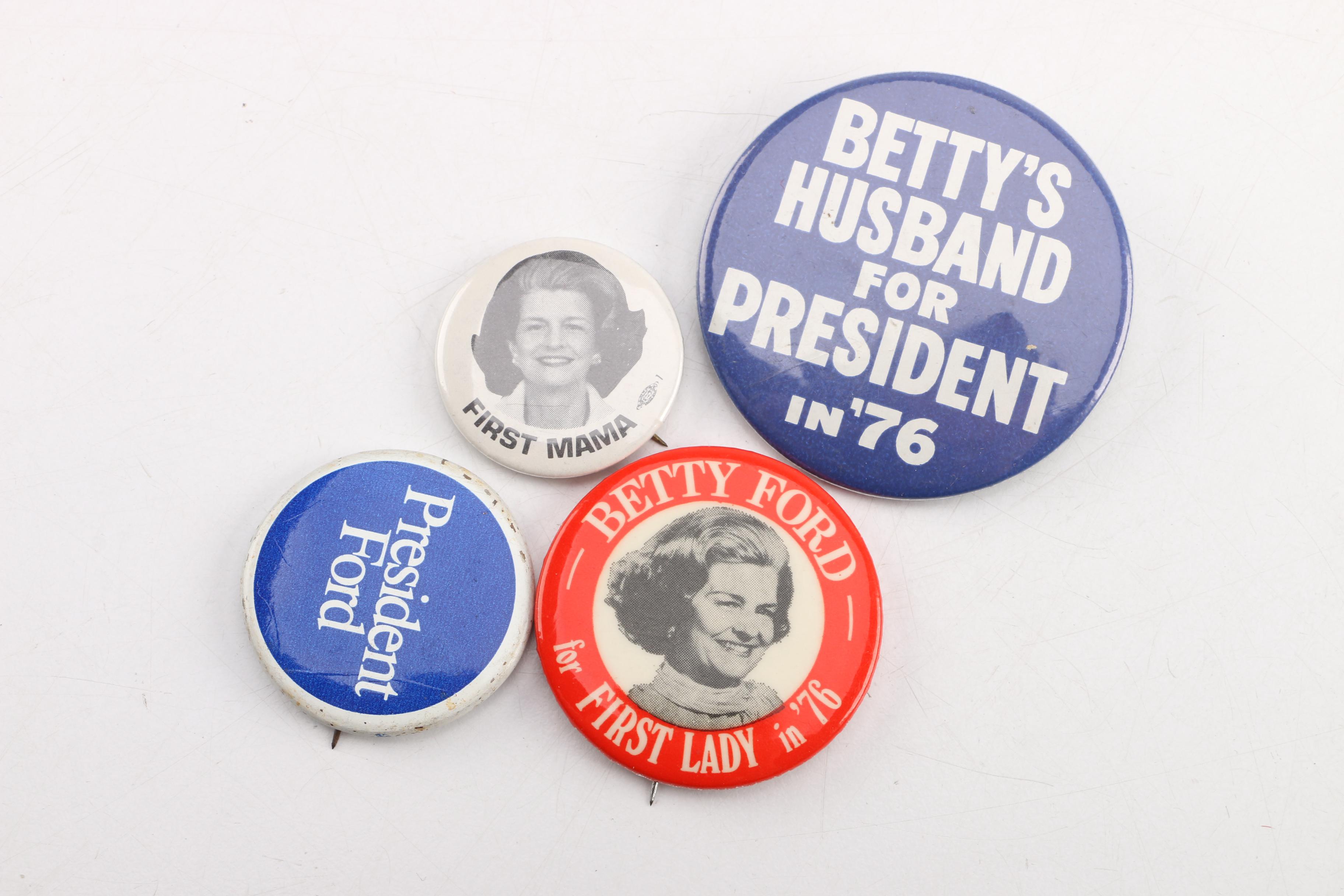 Gerald and First Lady Betty Ford Memorabilia including official White House Card