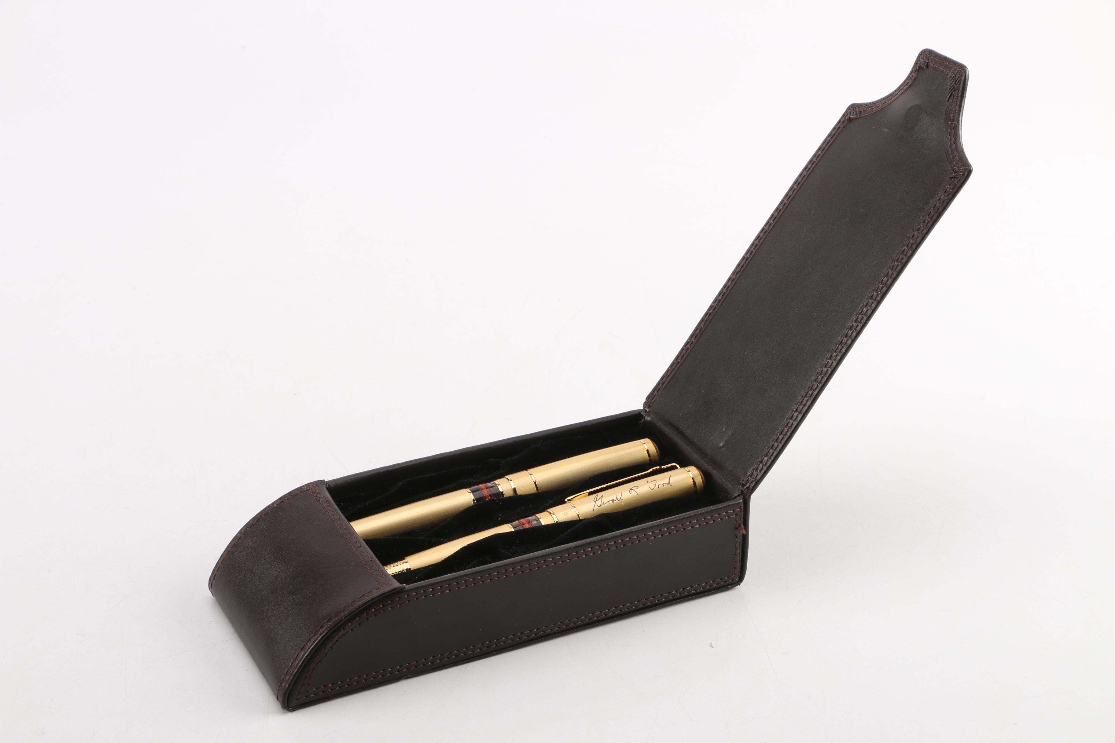 Gerald and First Lady Betty Ford Memorabilia including official White House Card