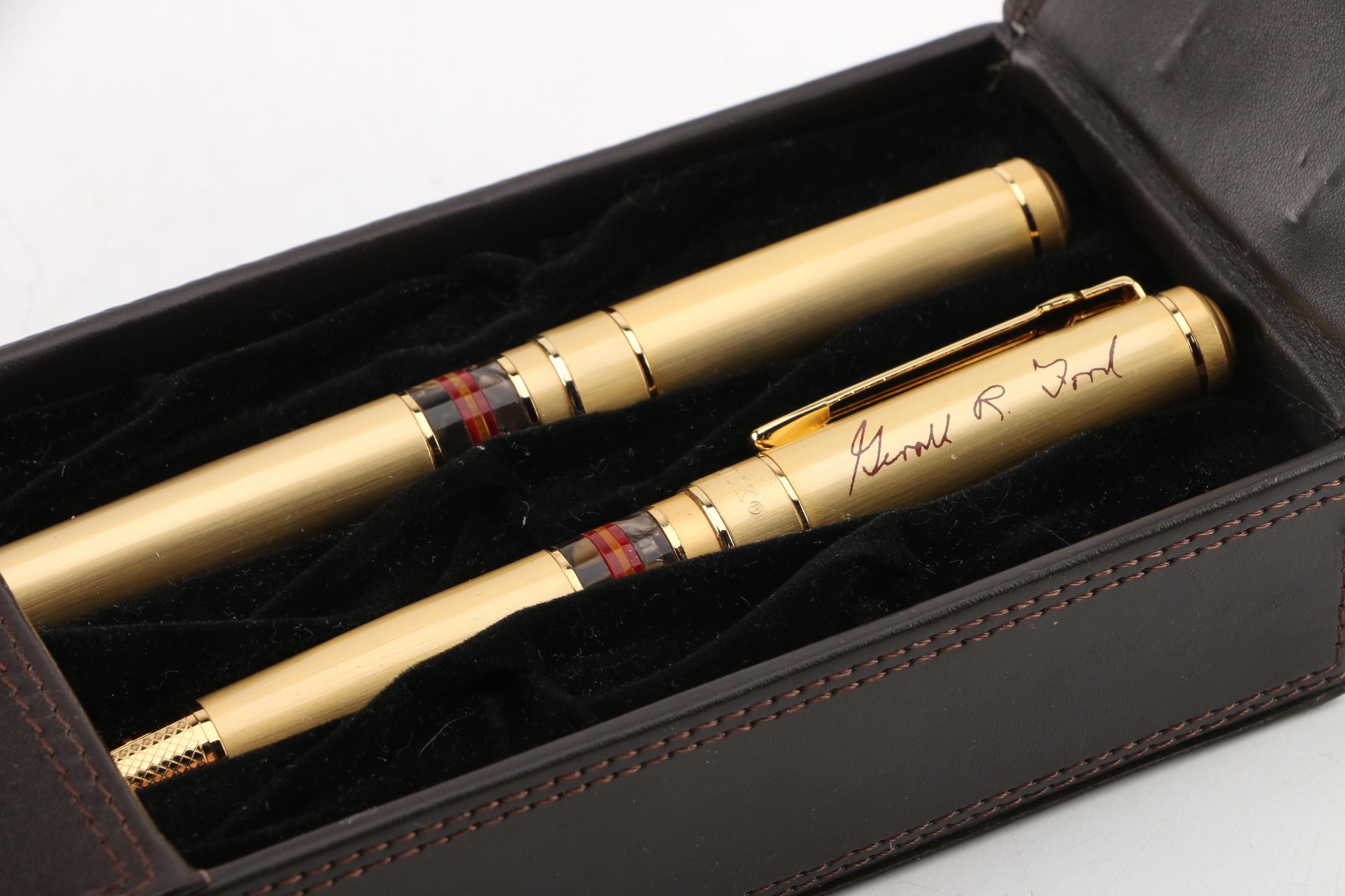 Gerald and First Lady Betty Ford Memorabilia including official White House Card