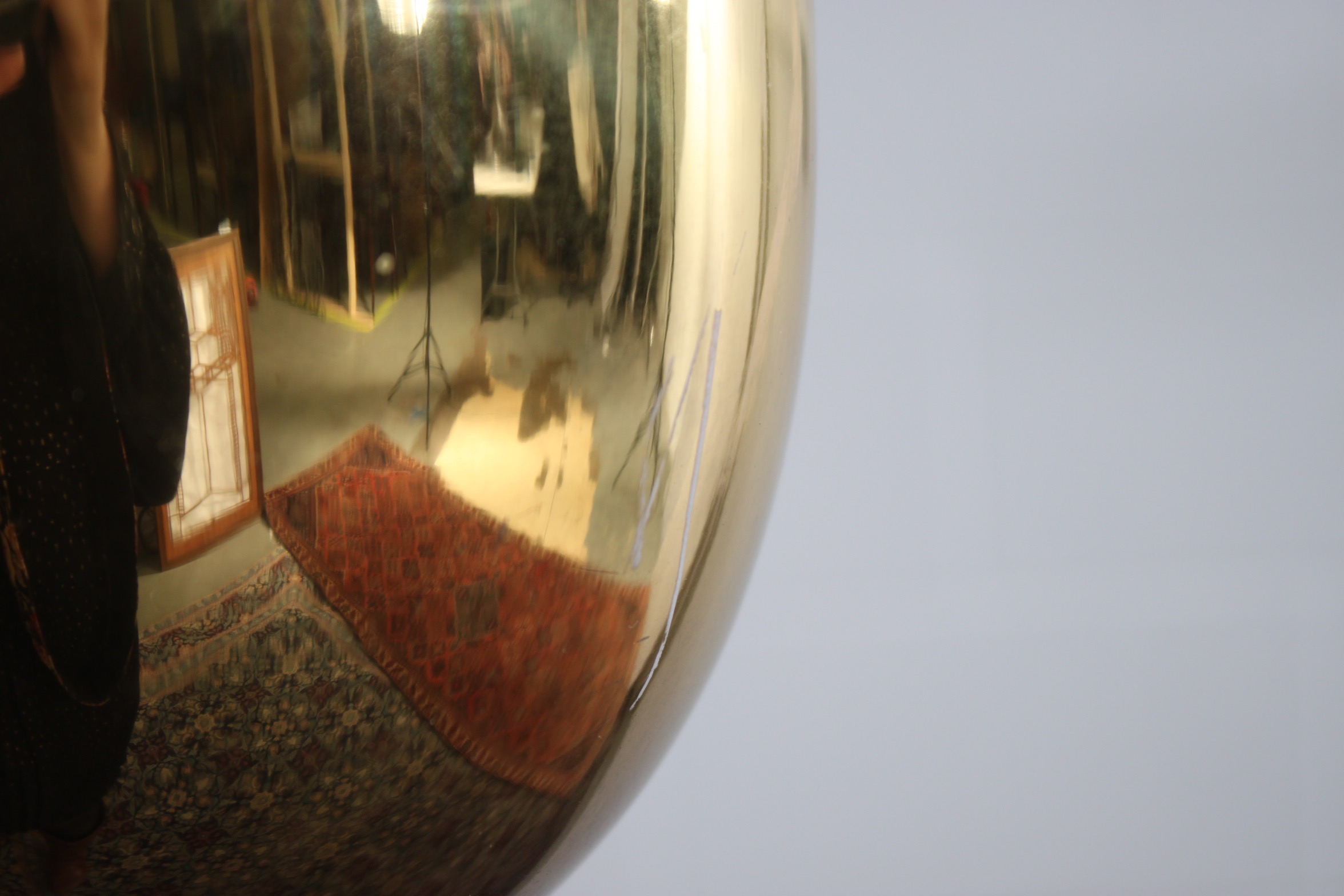 Vintage Art Deco Tommi Parzinger Brass Floor Lamp