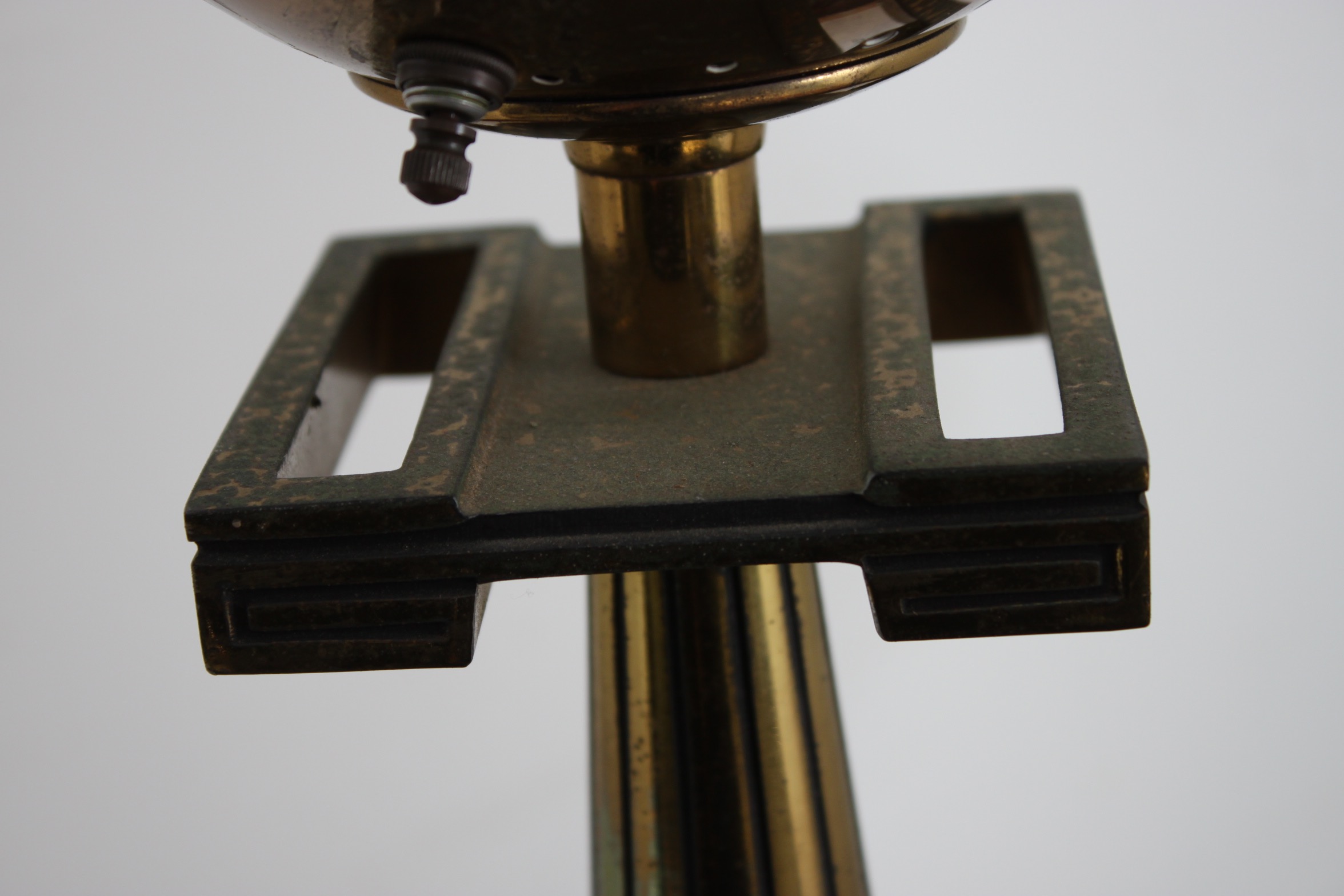 Vintage Art Deco Tommi Parzinger Brass Floor Lamp