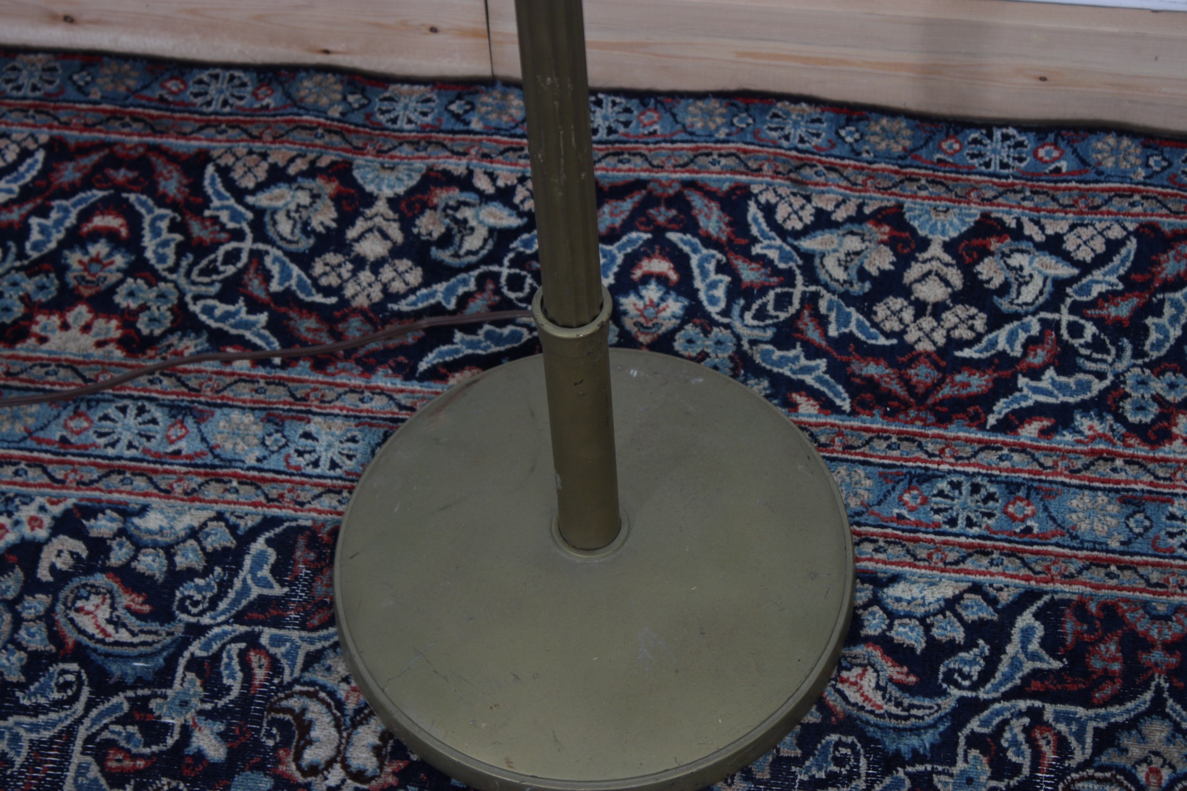 Vintage Art Deco Tommi Parzinger Brass Floor Lamp