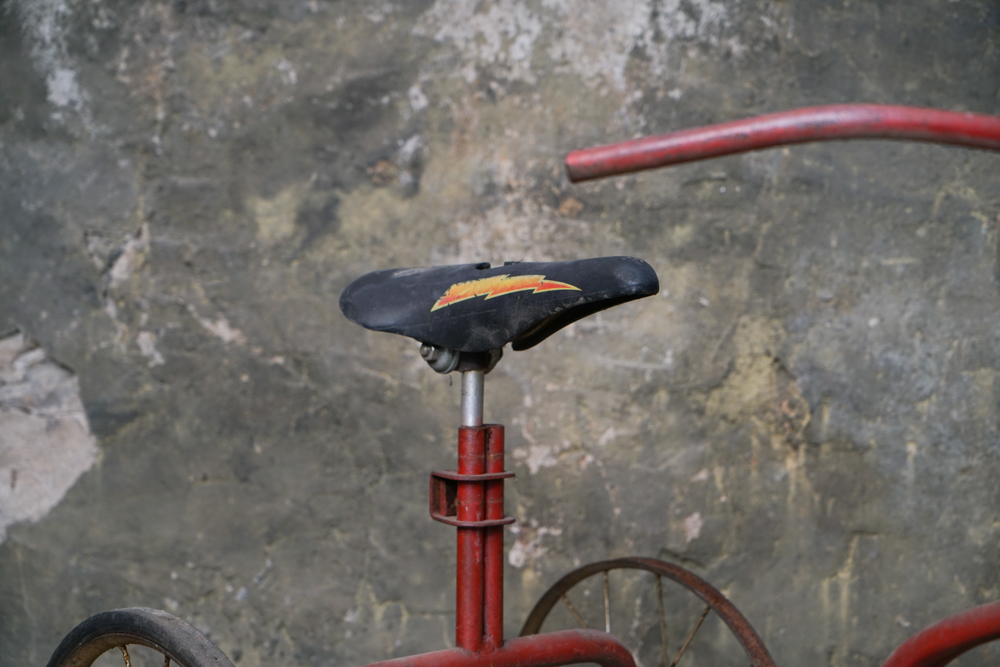 Vintage Red Chain Driven Tricycle