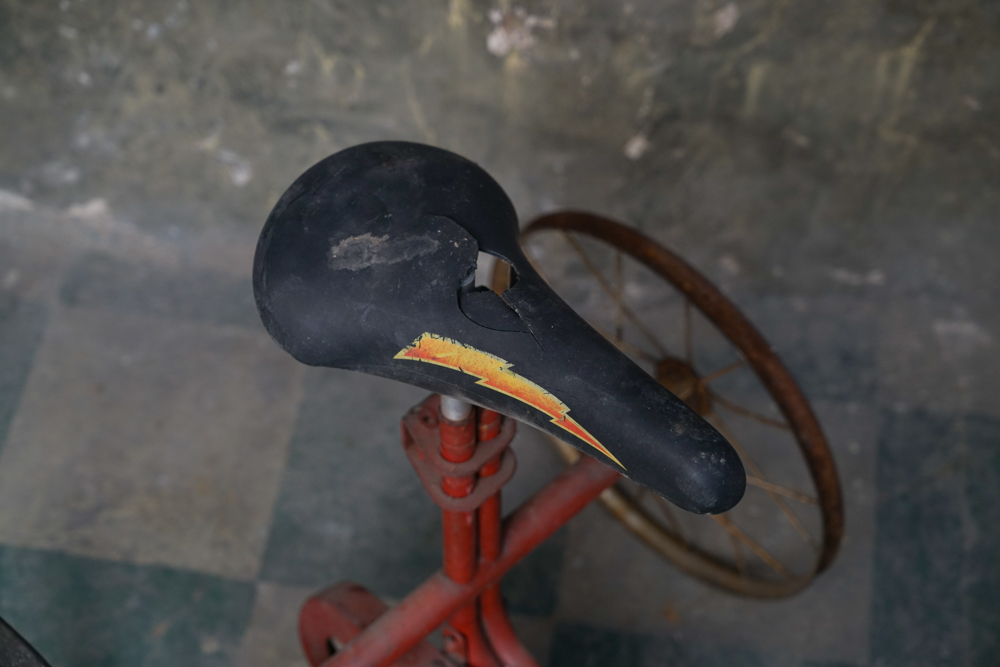 Vintage Red Chain Driven Tricycle
