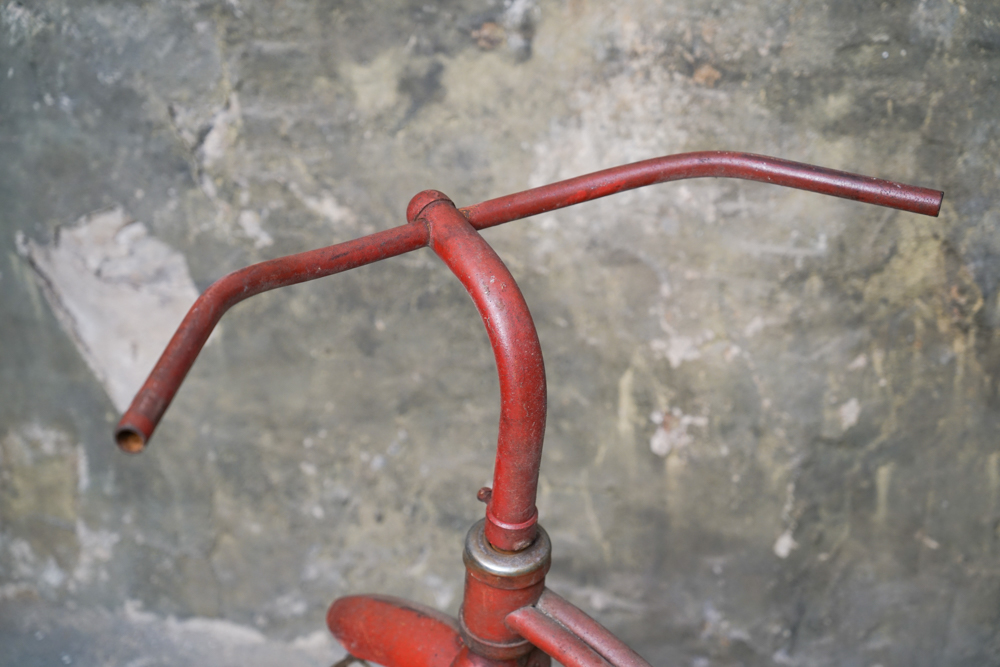 Vintage Red Chain Driven Tricycle