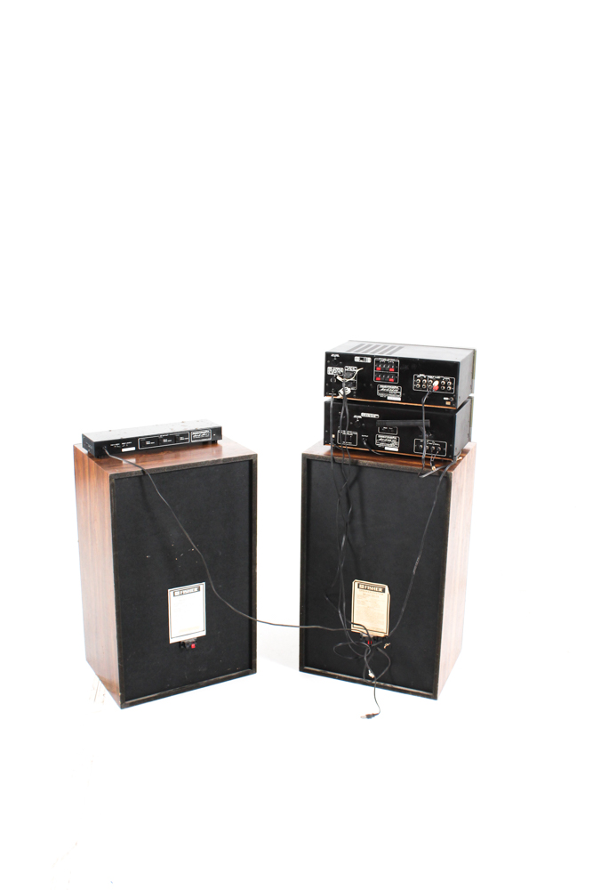 Vintage Marantz Stereo with Fischer DC15 Floor Speakers