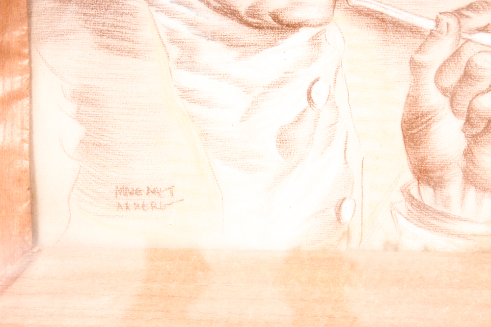 Margaret Aaberg Pastel Portraits of Dutch Elders