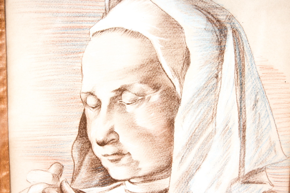 Margaret Aaberg Pastel Portraits of Dutch Elders