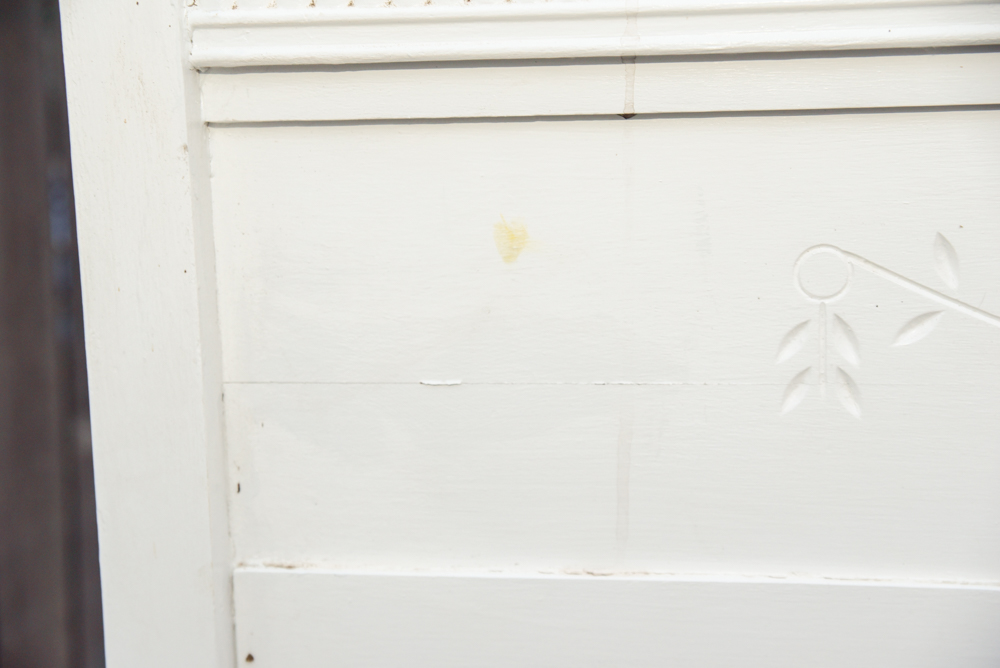 Eastlake Painted Oak Twin Bed Frame