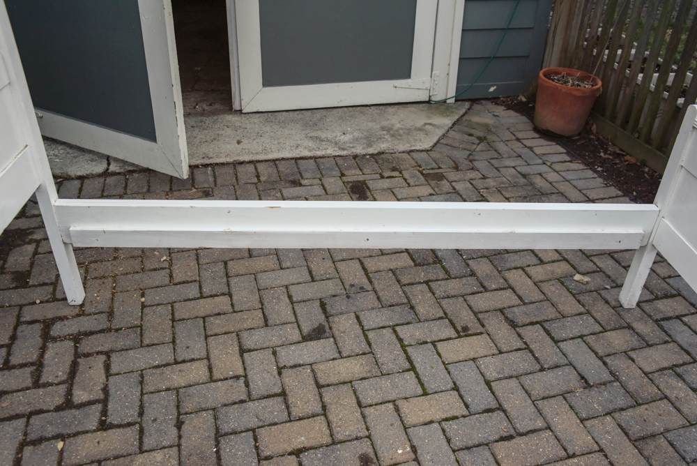 Eastlake Painted Oak Twin Bed Frame