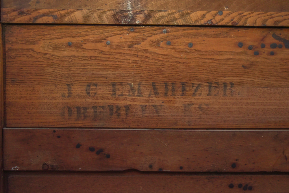 Eastlake Painted Oak Twin Bed Frame