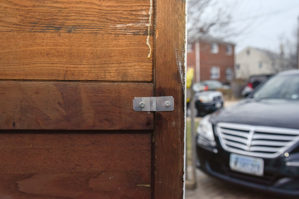 Eastlake Painted Oak Twin Bed Frame