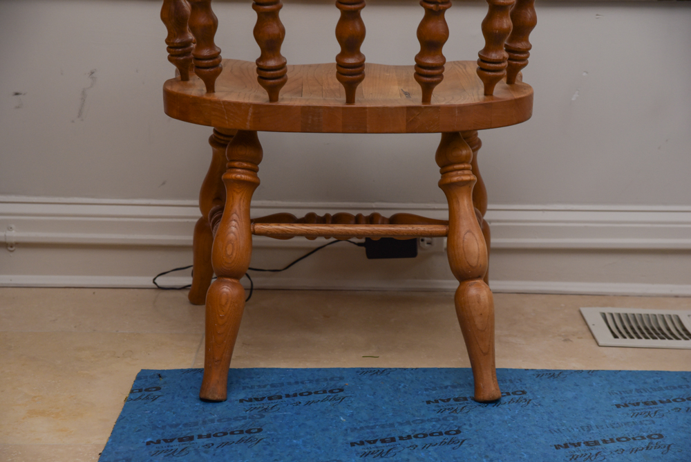 Pair of Vintage Windsor Style Armchairs