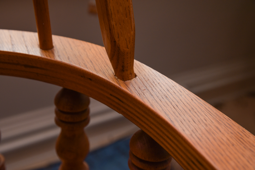 Pair of Vintage Windsor Style Armchairs