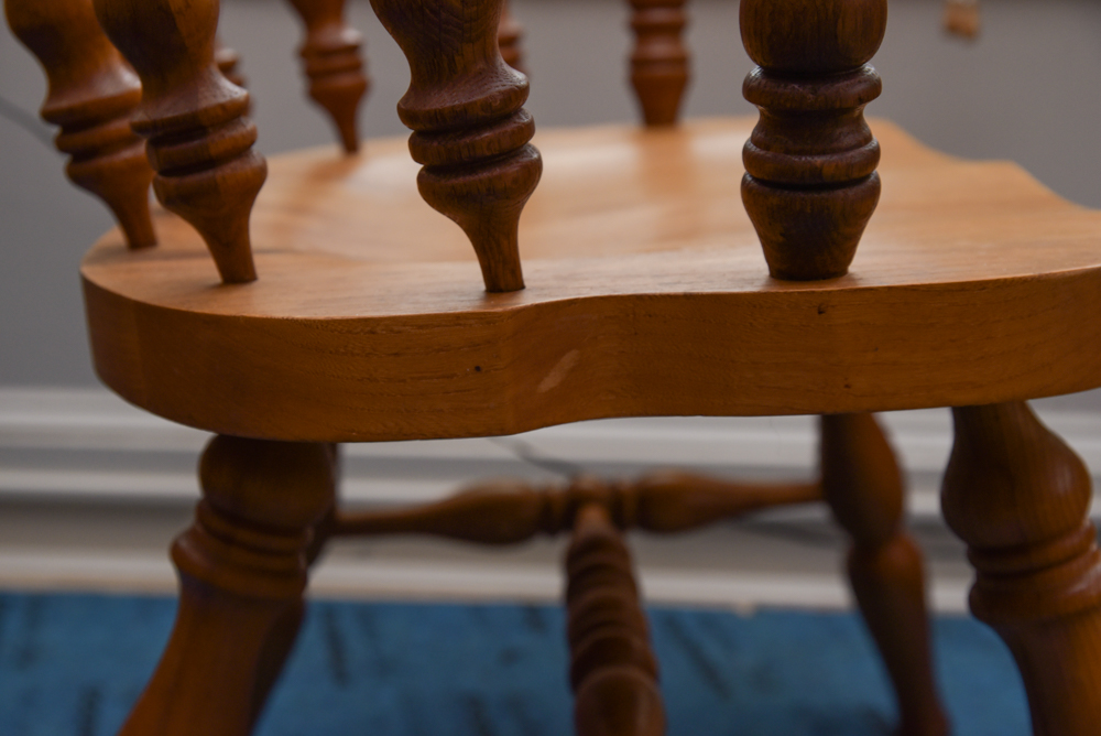 Pair of Vintage Windsor Style Armchairs