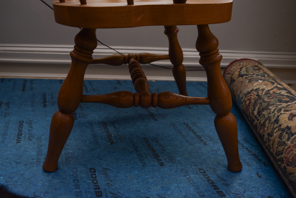 Pair of Vintage Windsor Style Armchairs