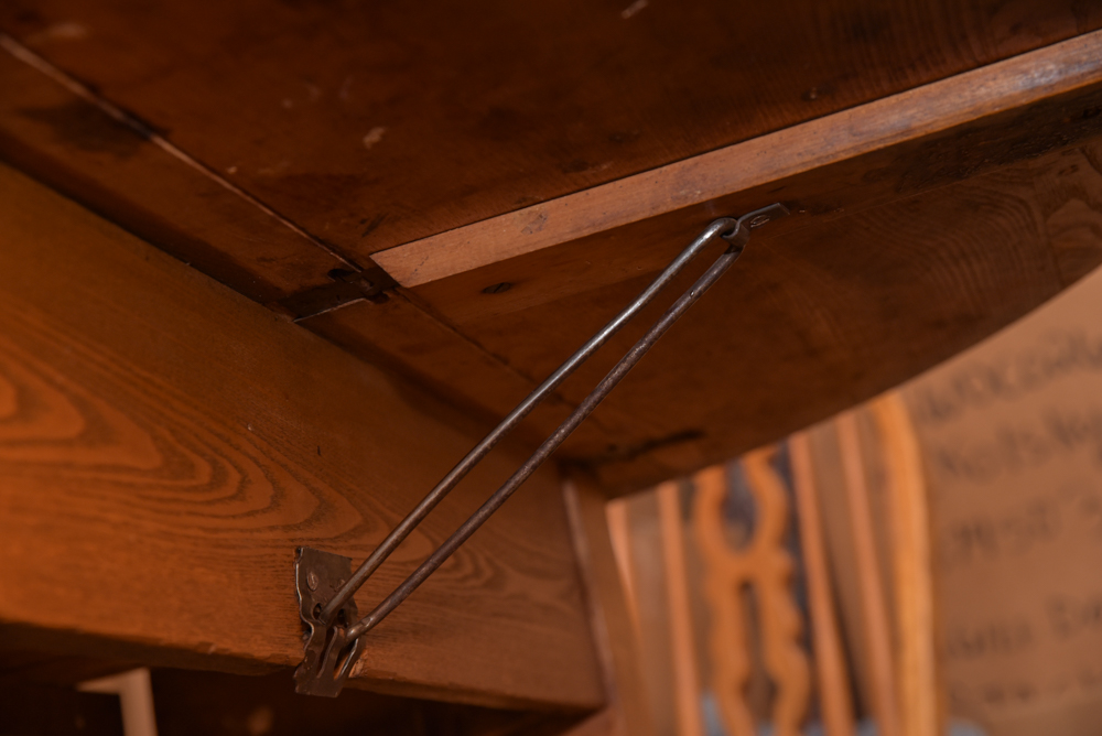 Vintage Dining Table with Windsor Style Chairs