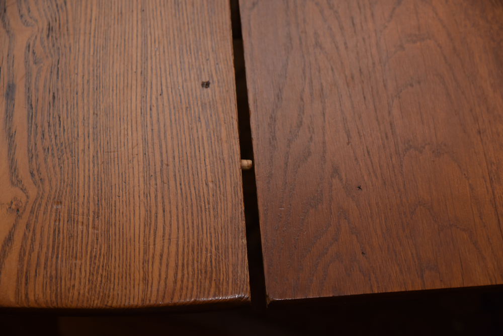 Vintage Dining Table with Windsor Style Chairs