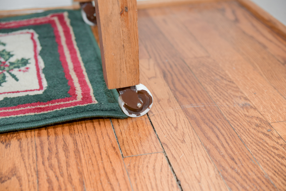 Hand-Crafted Oak Chest-on-Stand