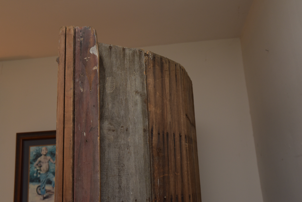 Early Federal Butternut Barrel-Back Cupboard