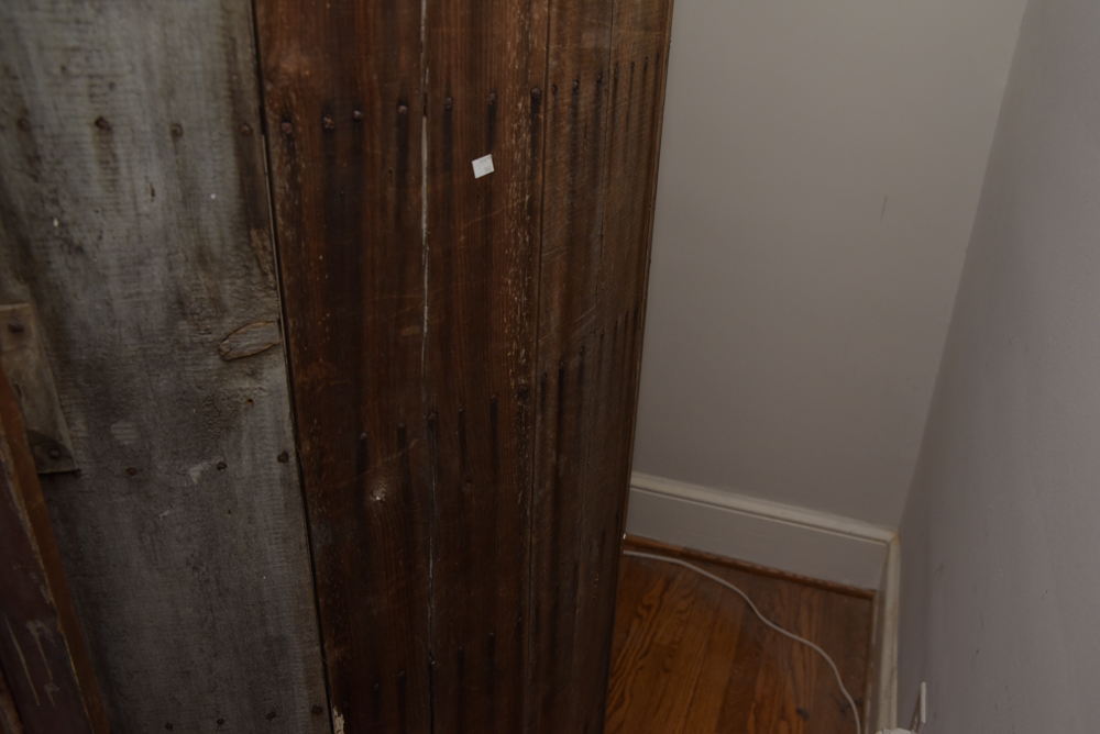 Early Federal Butternut Barrel-Back Cupboard