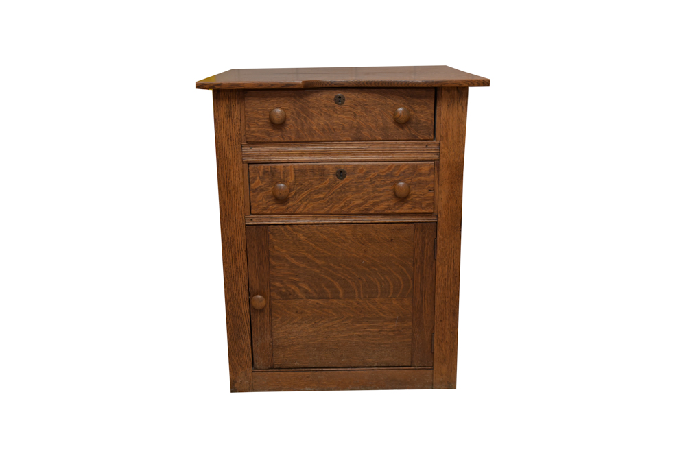 Quarter Sawn Oak Cabinet