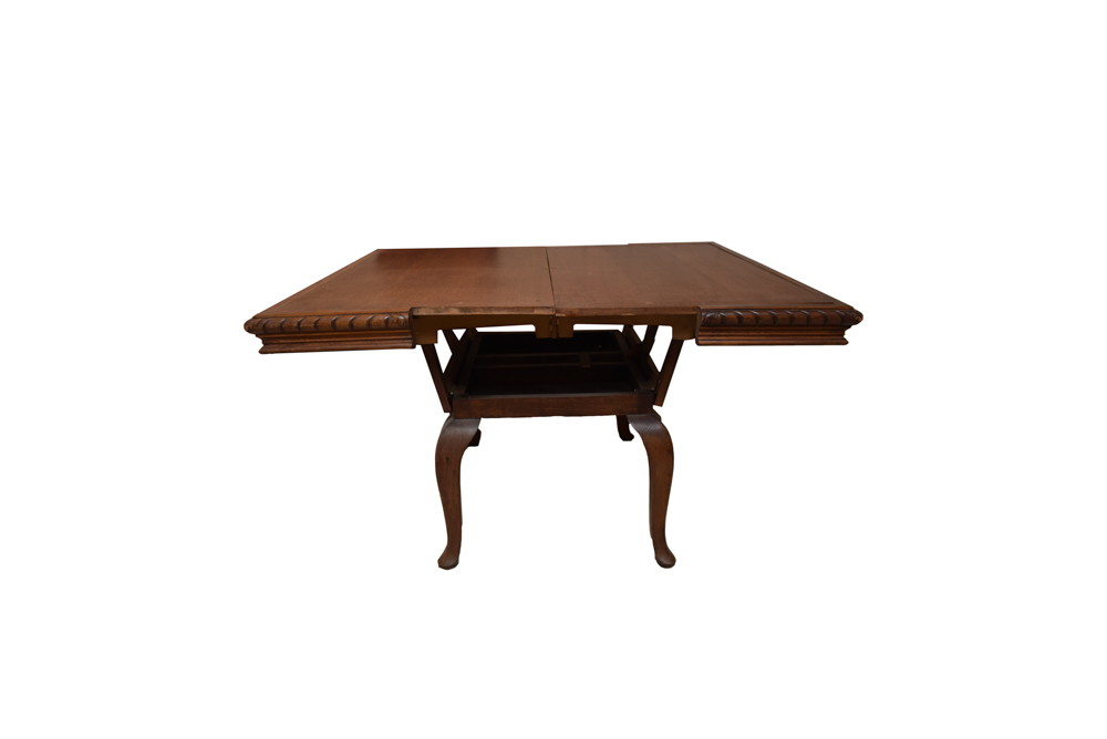 Vintage Oak Expanding Dining Table