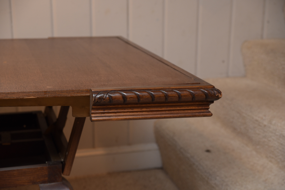 Vintage Oak Expanding Dining Table