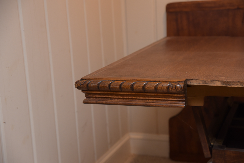 Vintage Oak Expanding Dining Table