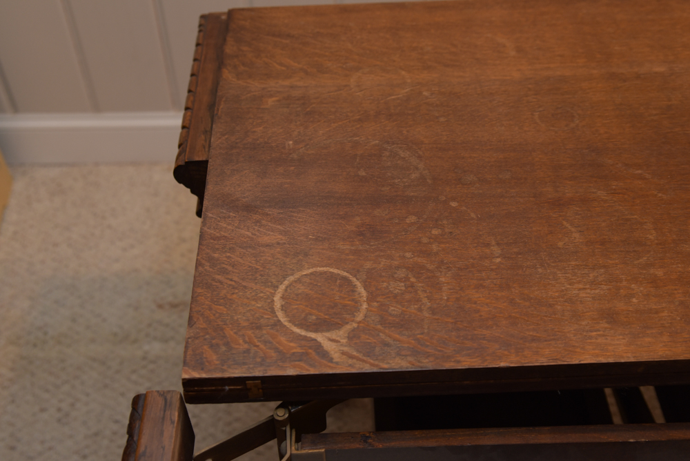 Vintage Oak Expanding Dining Table