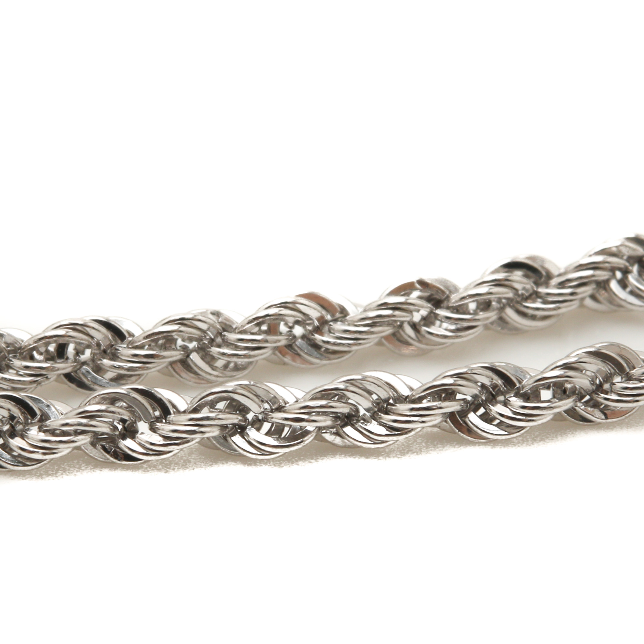 Sterling Silver Citrine and White Sapphire Pendant Necklaces