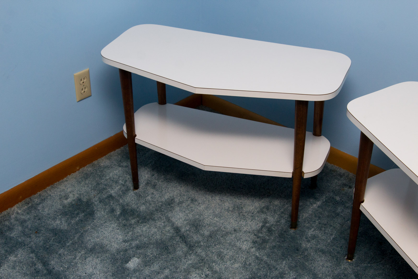 Three Mid Century Modern Accent Tables