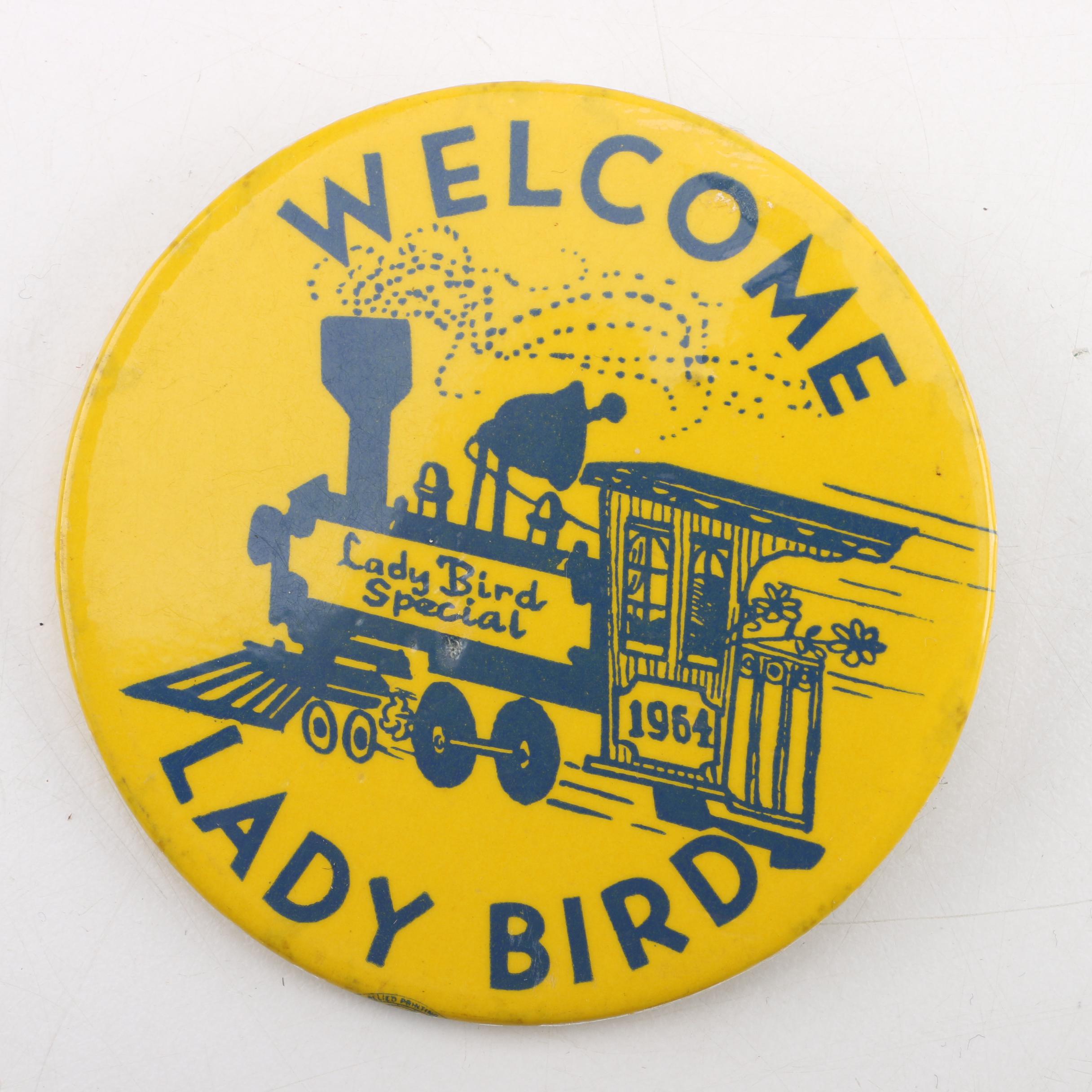 1964 Lady Bird Johnson Campaign and Luci Baines Johnson Memorabilia