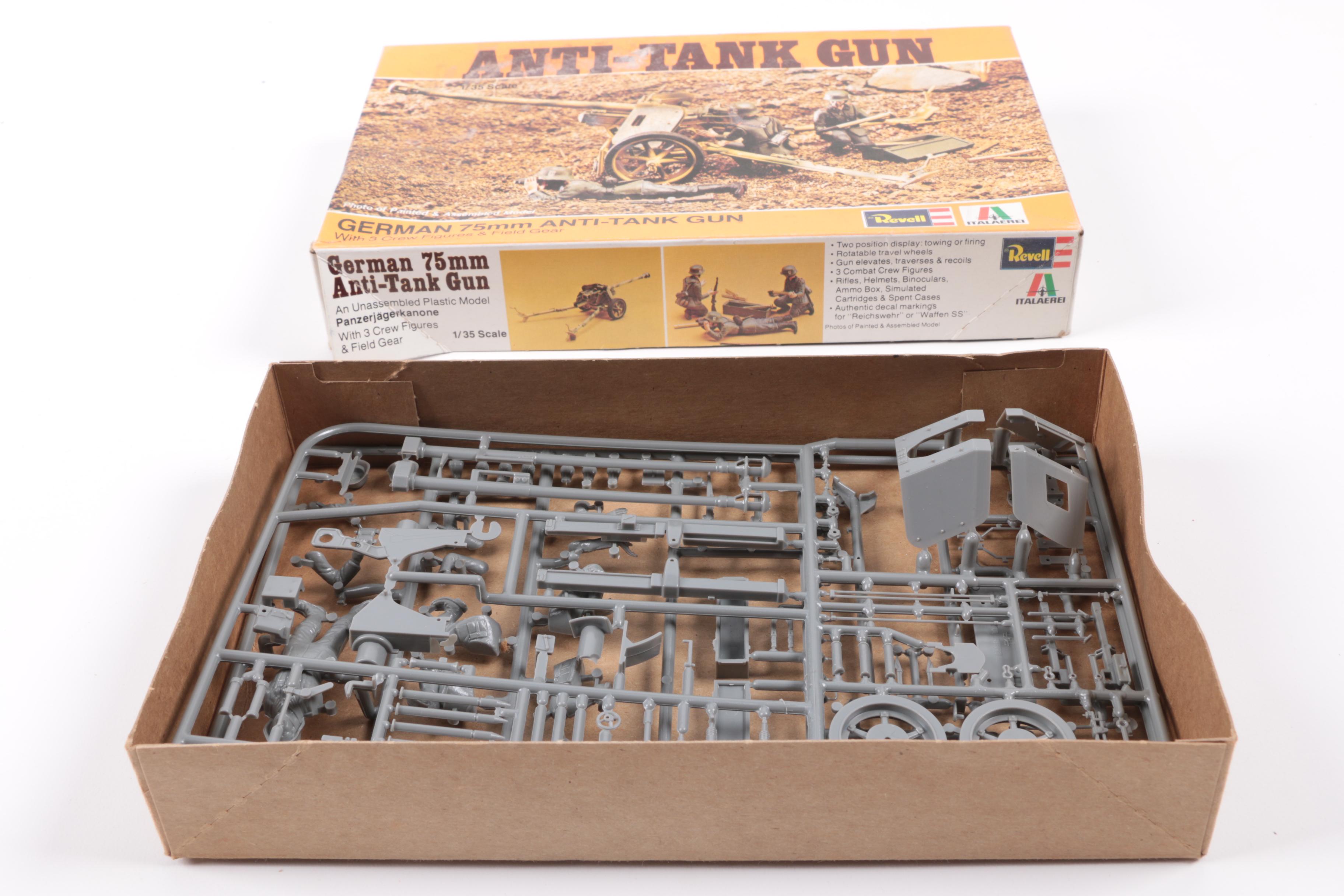 Assorted 1/35 Scale Military Model Kits