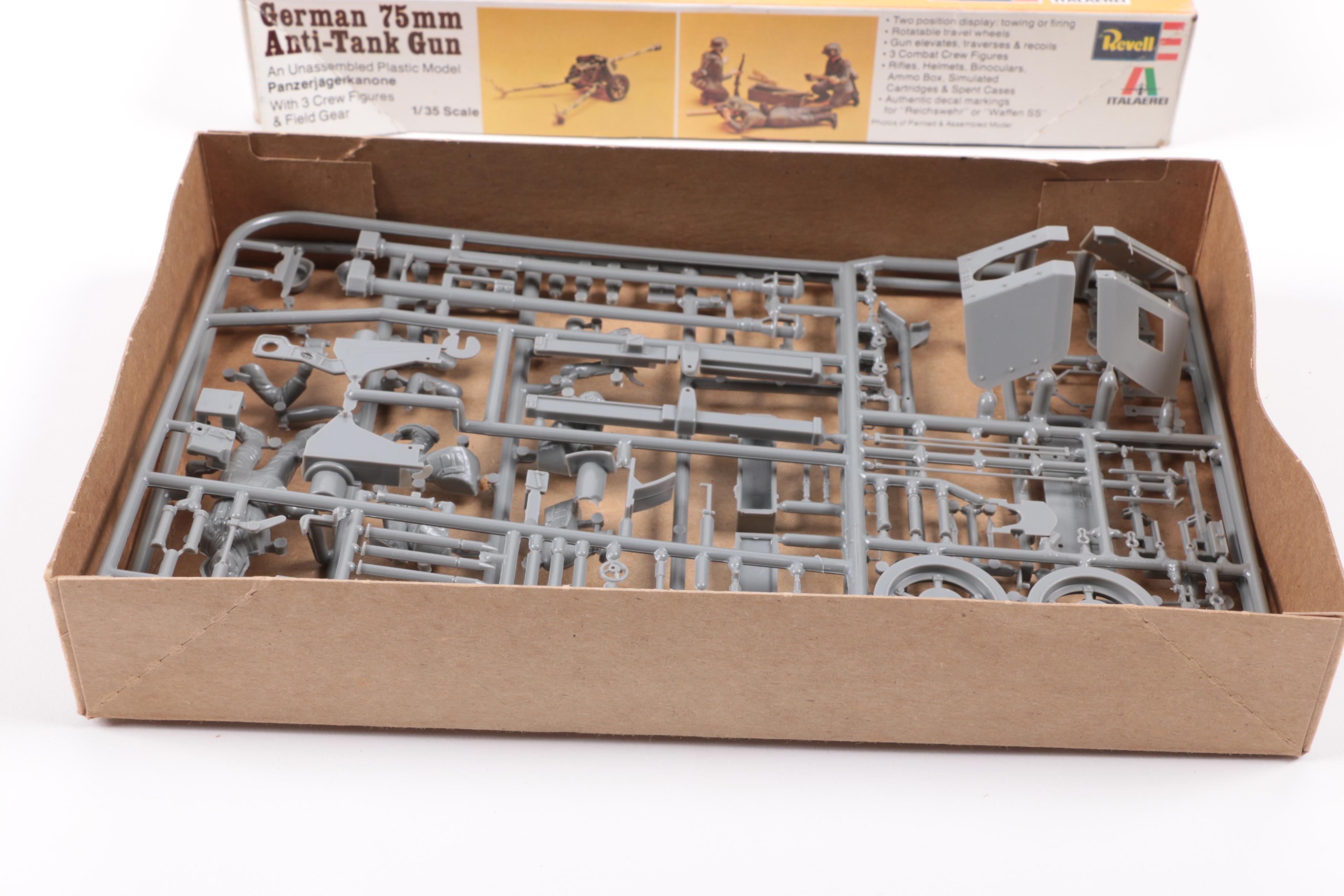 Assorted 1/35 Scale Military Model Kits