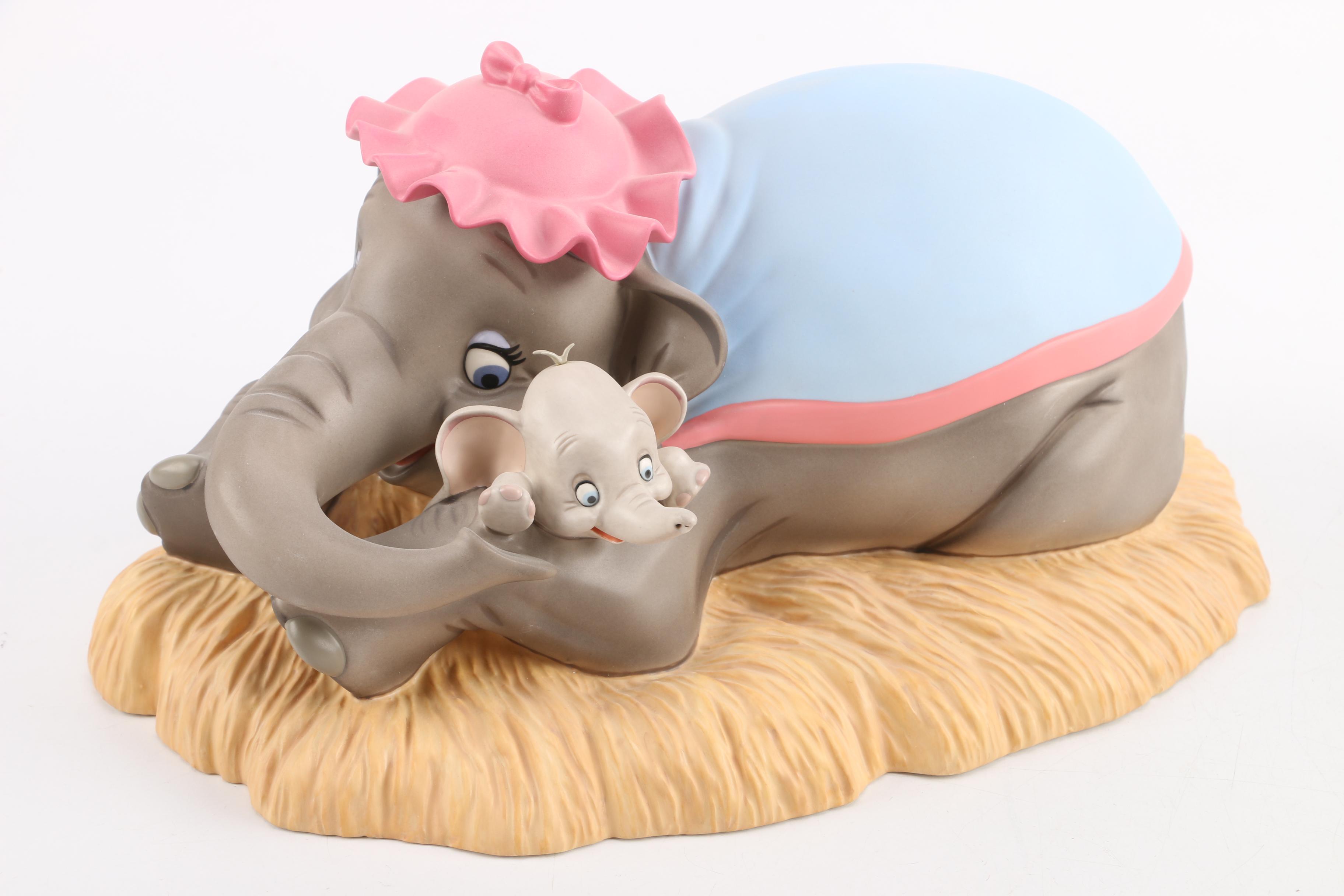 Walt Disney Figurine Collection Including Bambi, Dumbo, Cinderella in Boxes