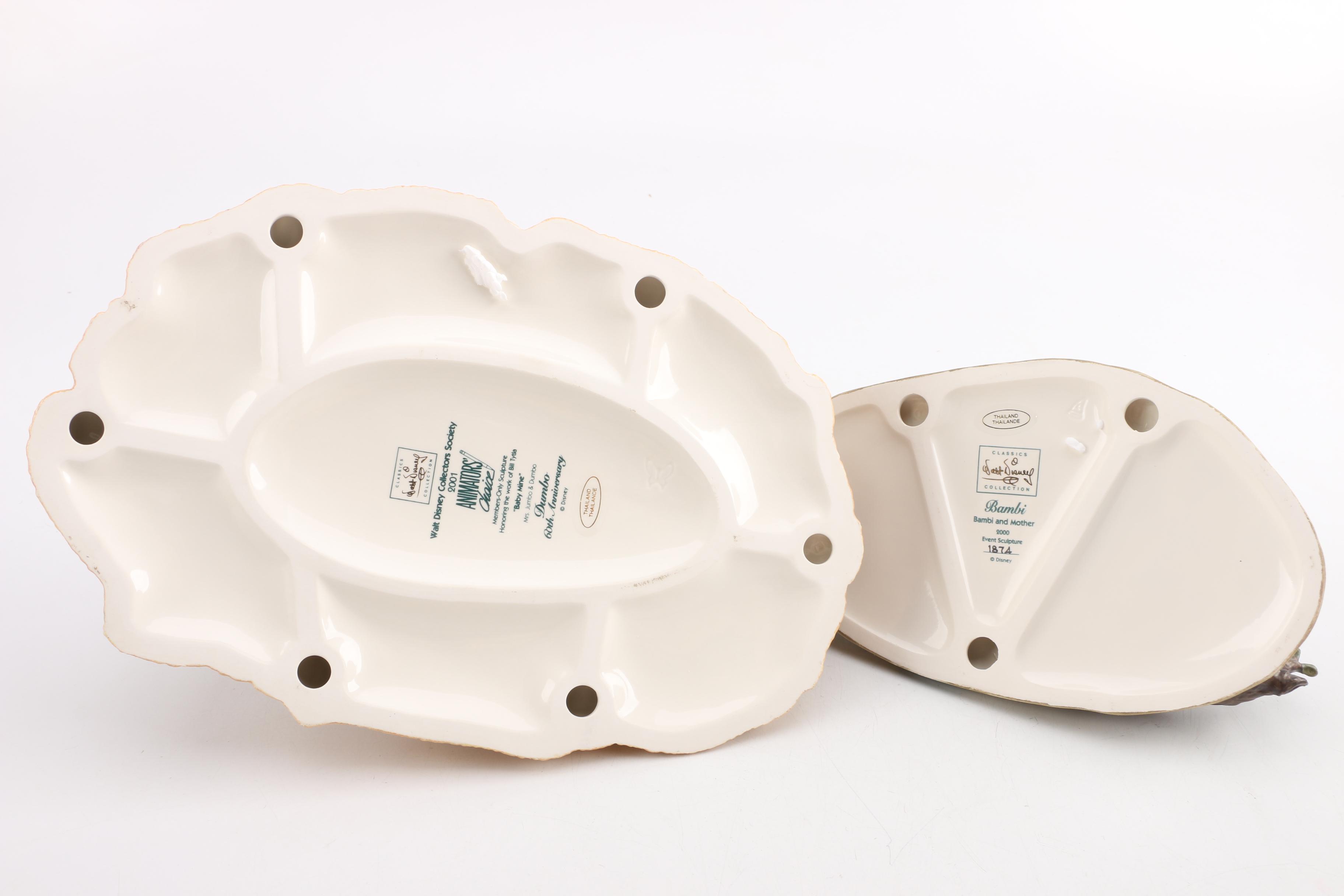 Walt Disney Figurine Collection Including Bambi, Dumbo, Cinderella in Boxes