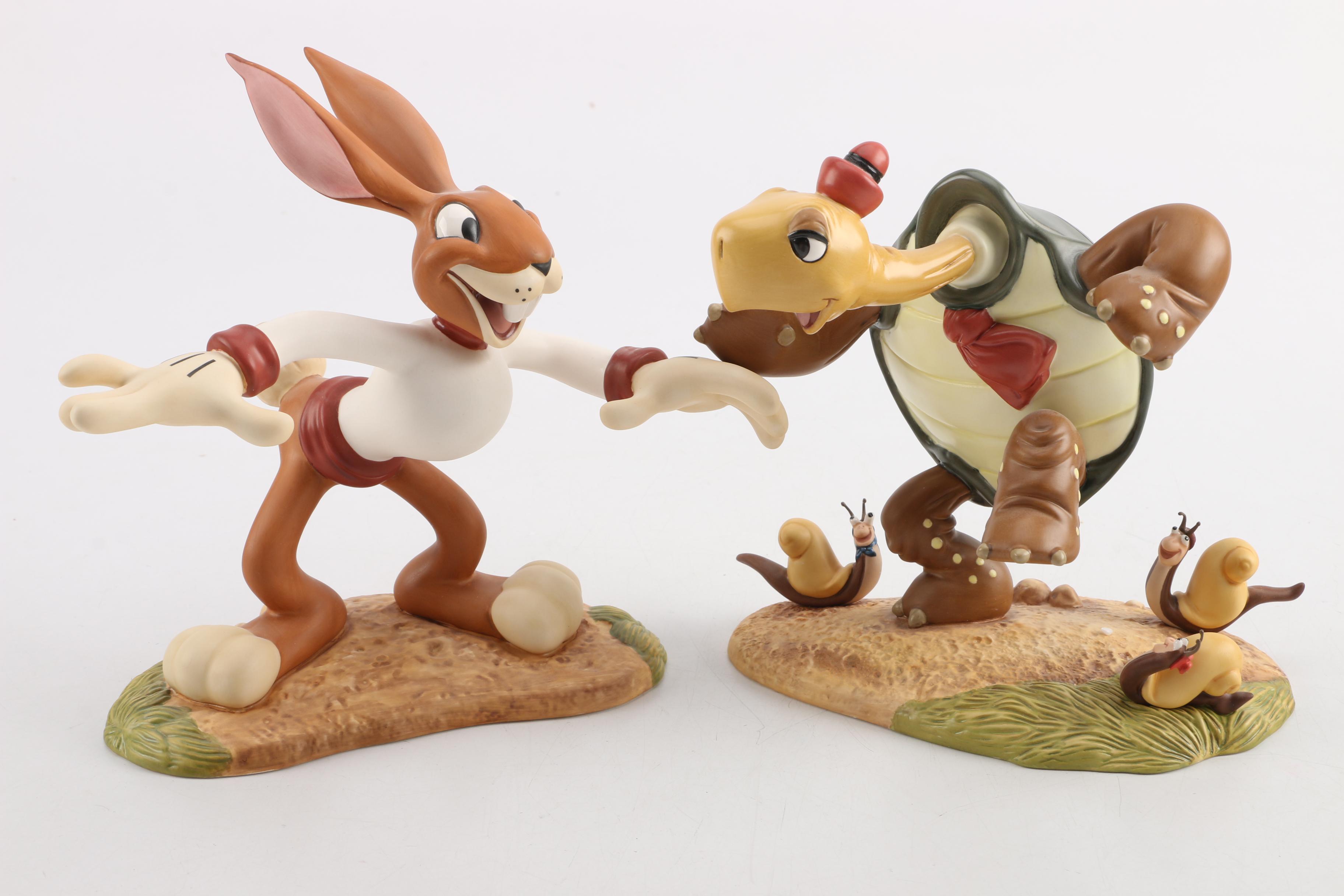 Walt Disney Figurine Collection Including Bambi, Dumbo, Cinderella in Boxes