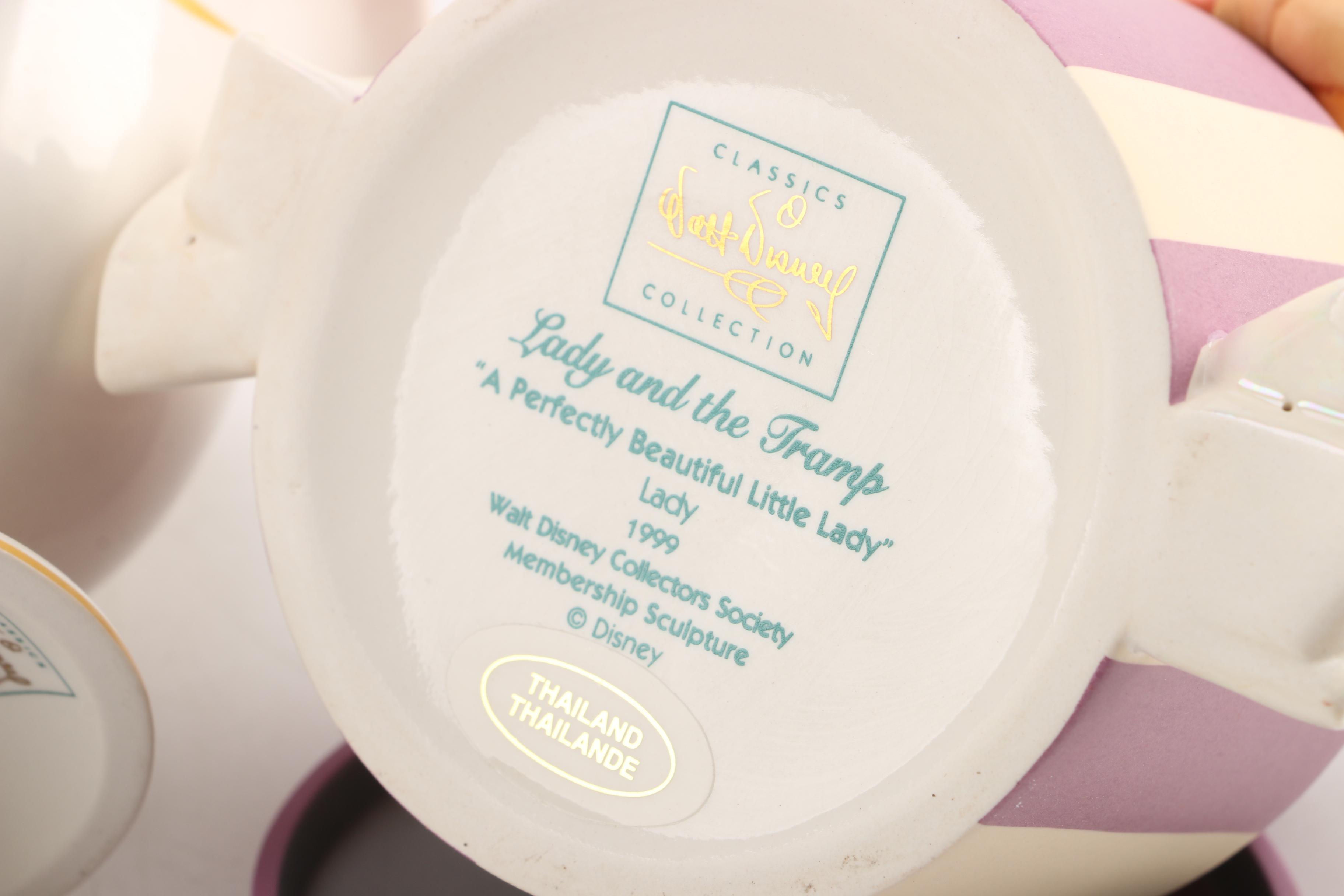 Walt Disney Figurine Collection Including Bambi, Dumbo, Cinderella in Boxes