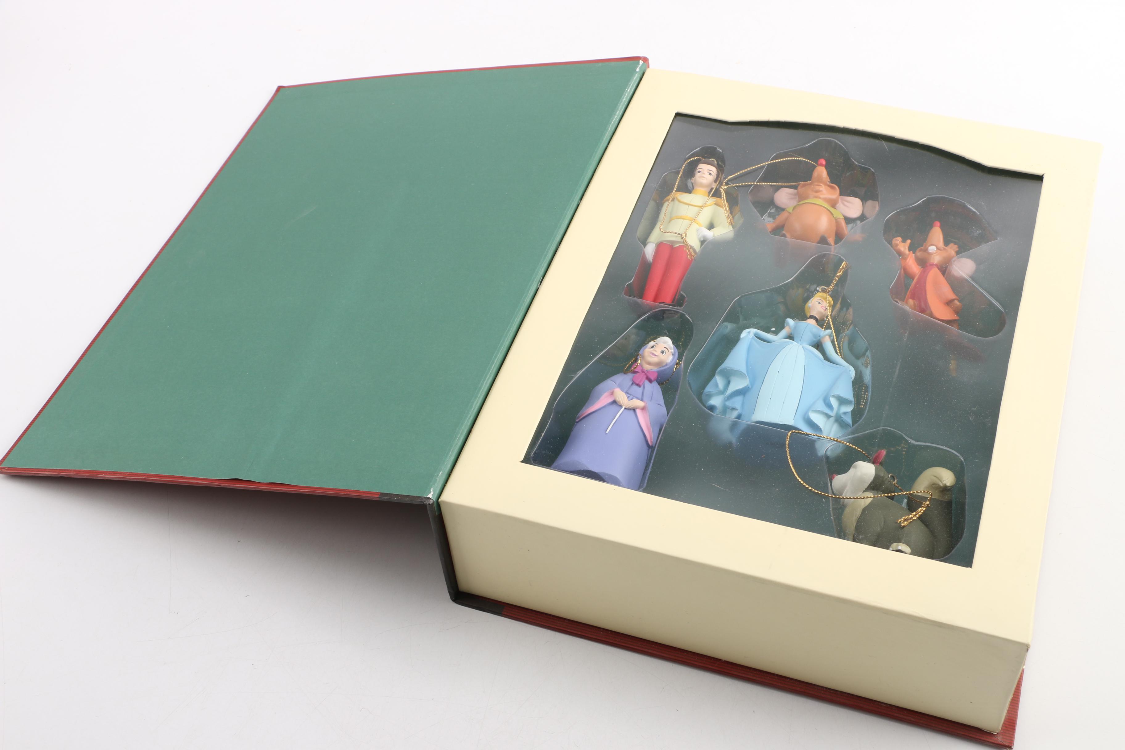 Walt Disney Figurine Collection Including Bambi, Dumbo, Cinderella in Boxes