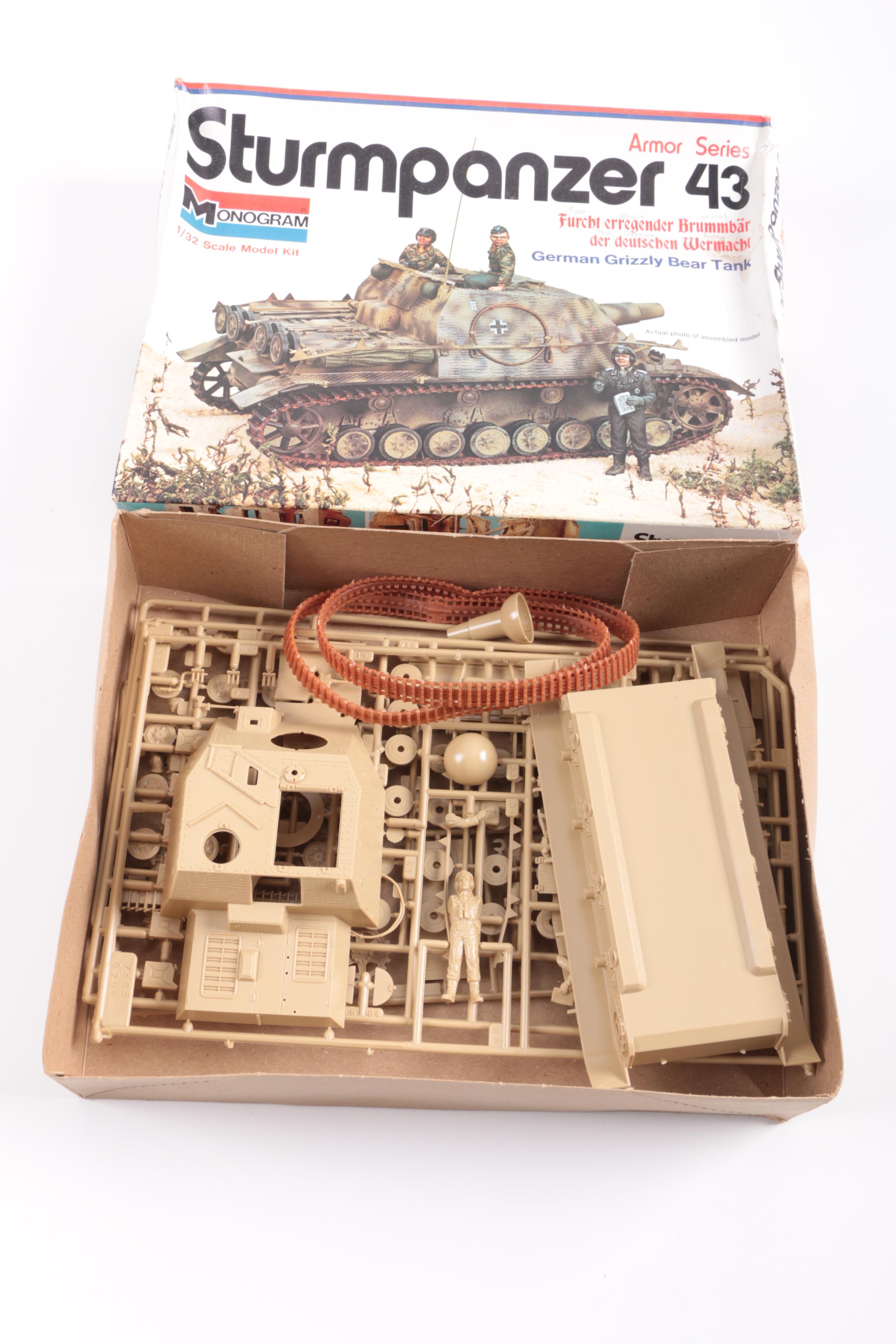 Military Vehicle Model Kits Featuring Monogram