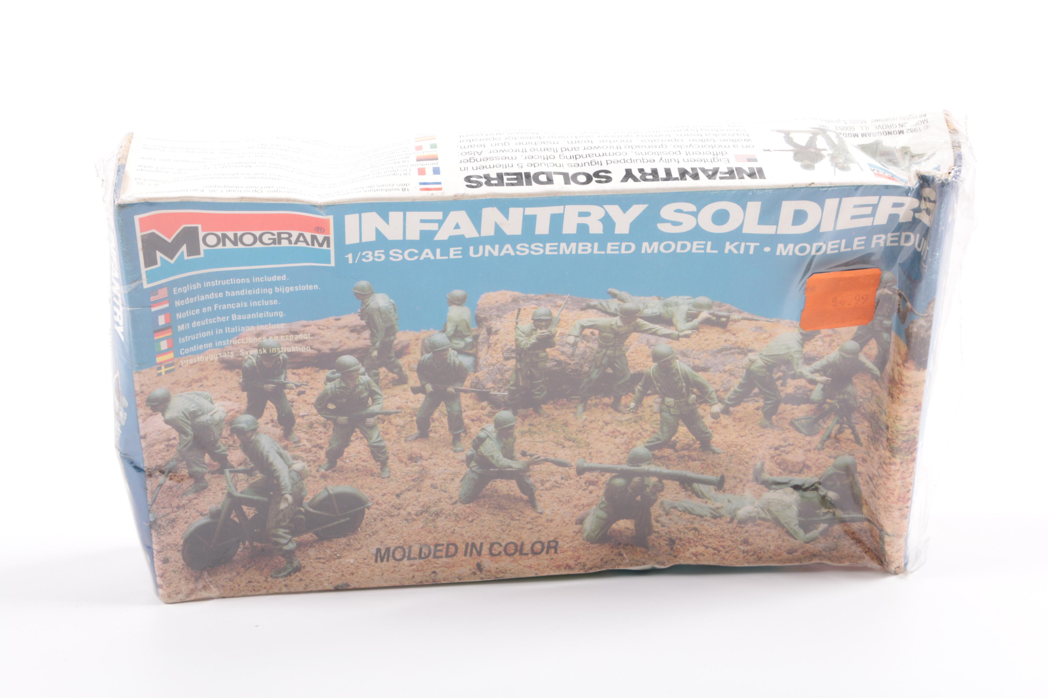 Military Vehicle Model Kits Featuring Monogram